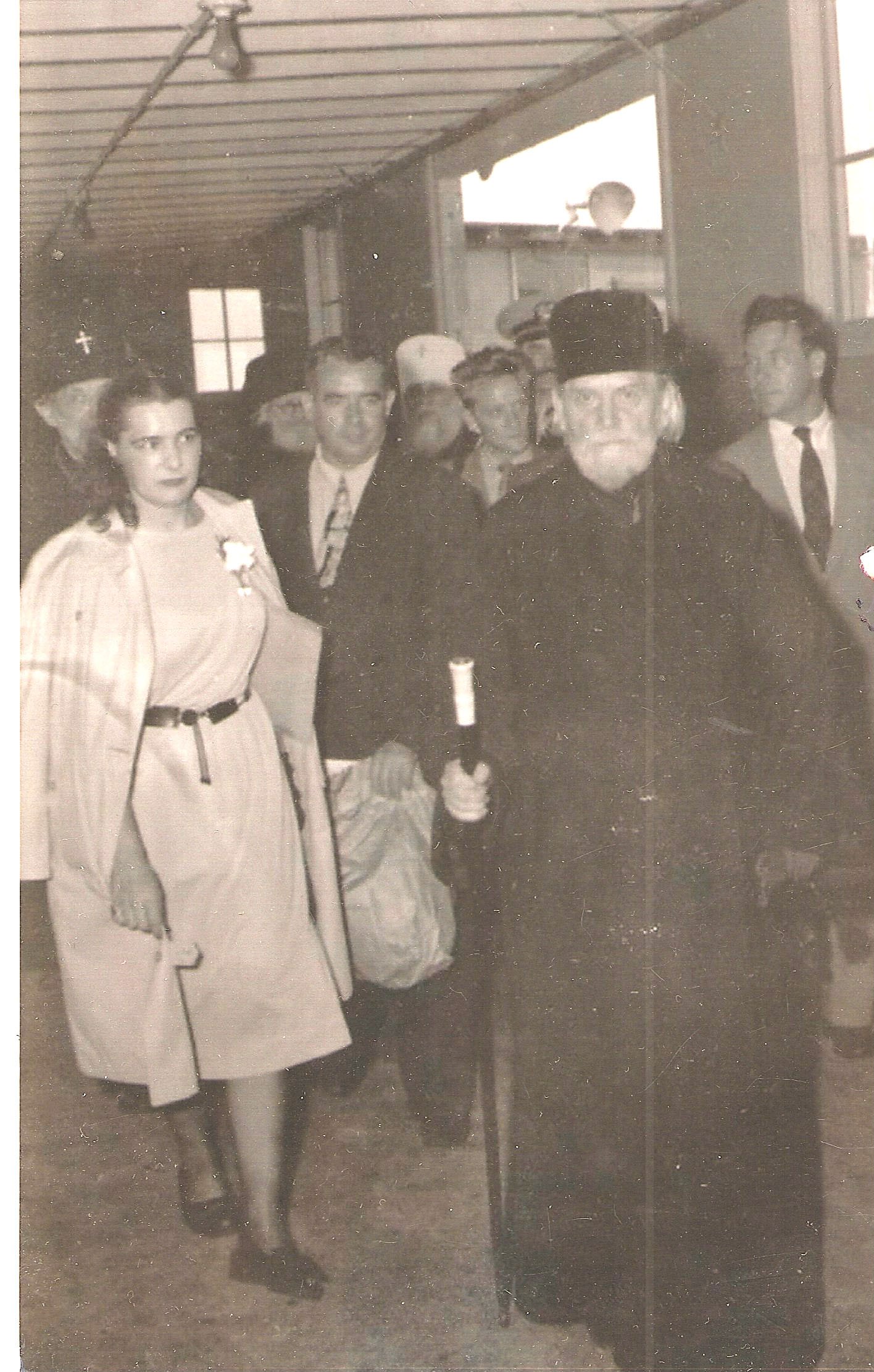 Прибытие митр. Григория в Нью-Йорк 17 июля 1947 г.