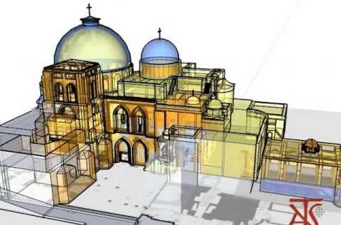 План храма гроба господня в иерусалиме на русском
